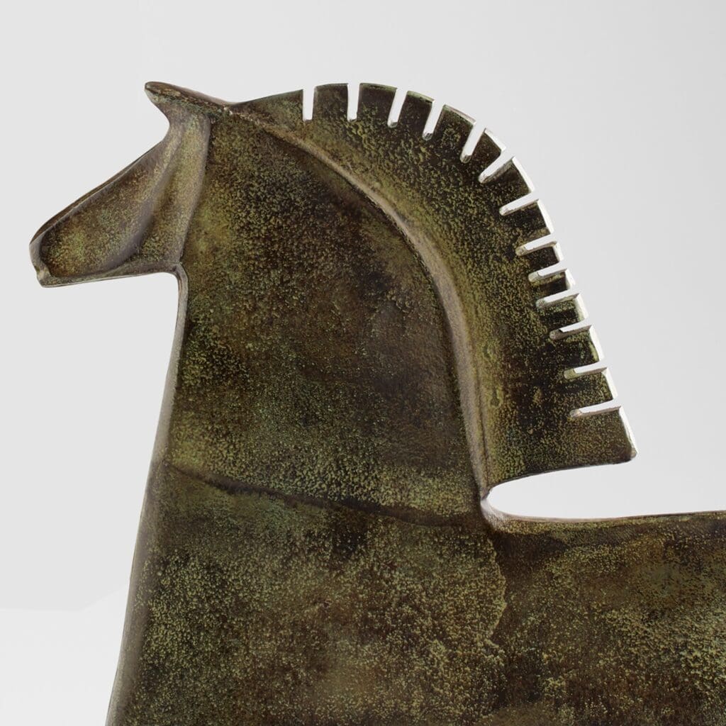 Cyan Design 11669 Etruscan Steed - Verdigris - Small