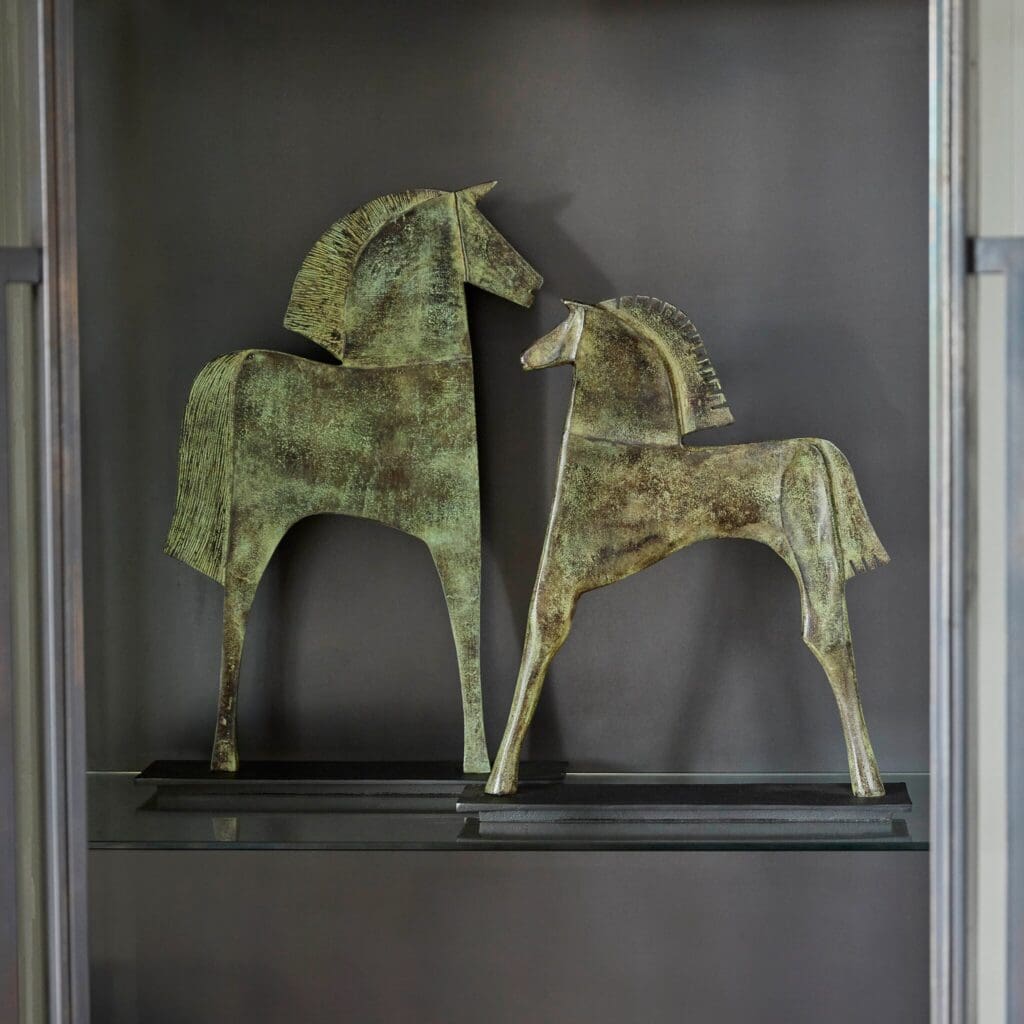 Cyan Design 11669 Etruscan Steed - Verdigris - Small