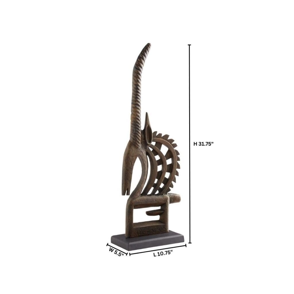 Cyan Design 11671 Antelope Chi Wara - Rustic