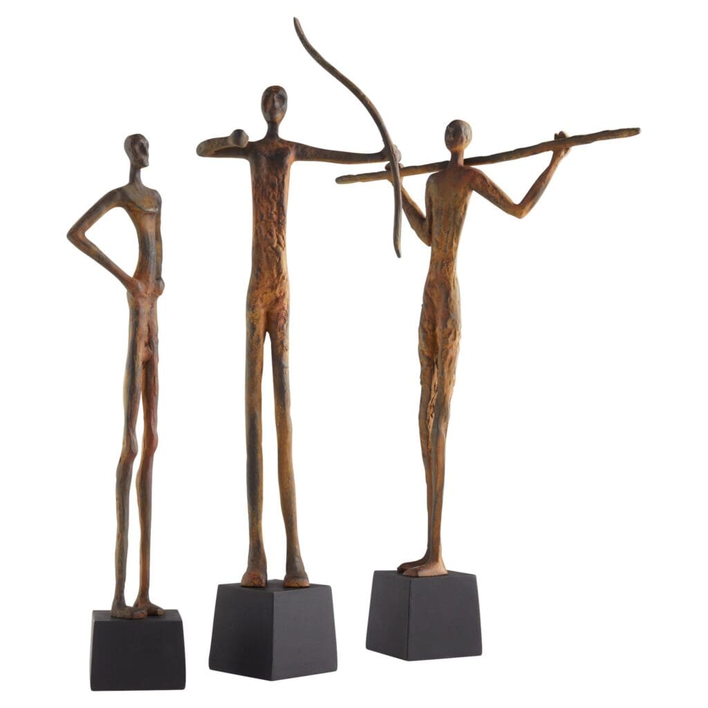 Human Figure Sculpture by Cyan Design 11674 Maasai Gatherer - Rustic finish