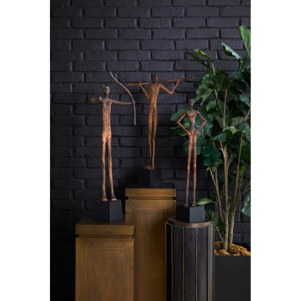 Human Figure Sculpture by Cyan Design 11674 Maasai Gatherer - Rustic finish