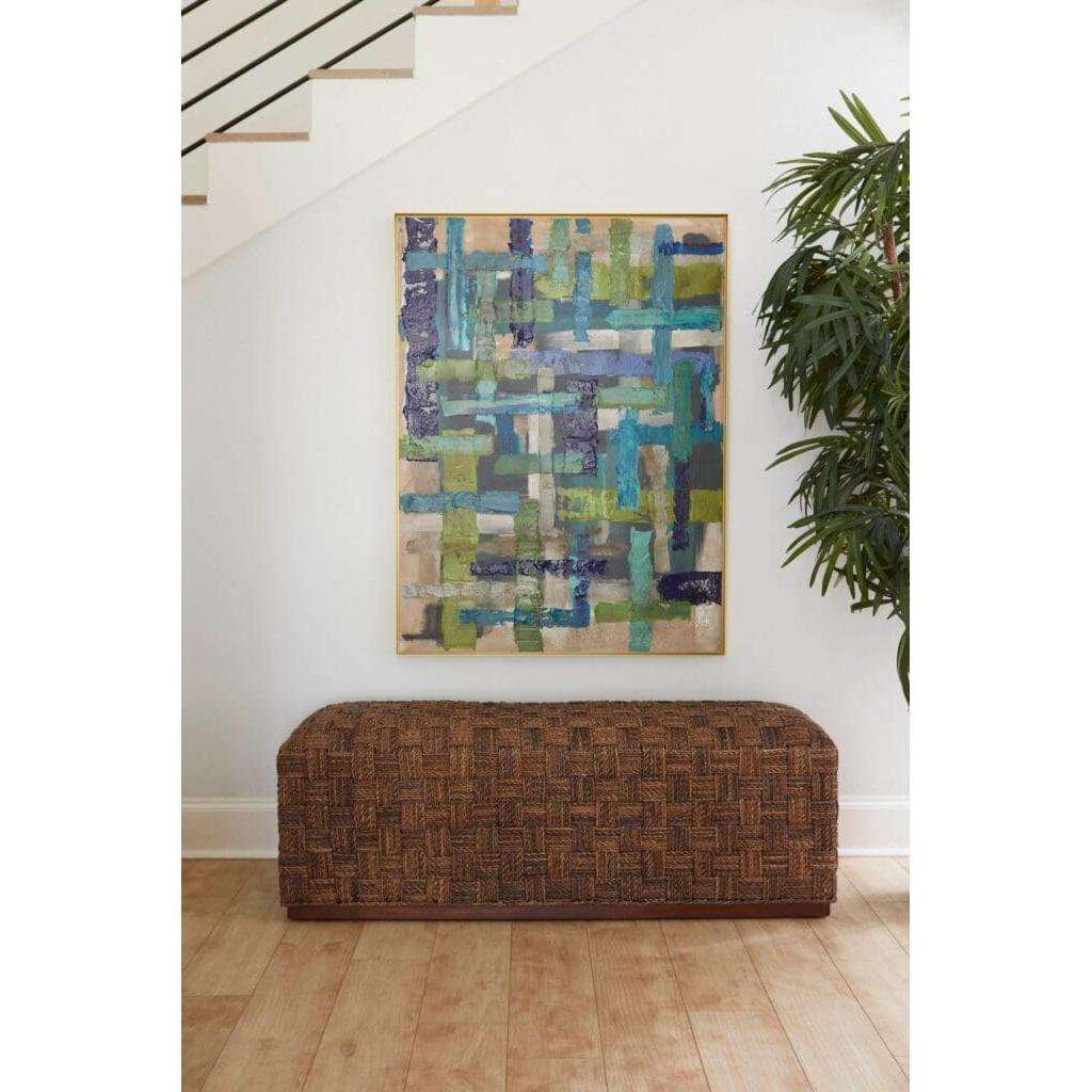 Cyan Design 11678 Milos Ottoman - Brown