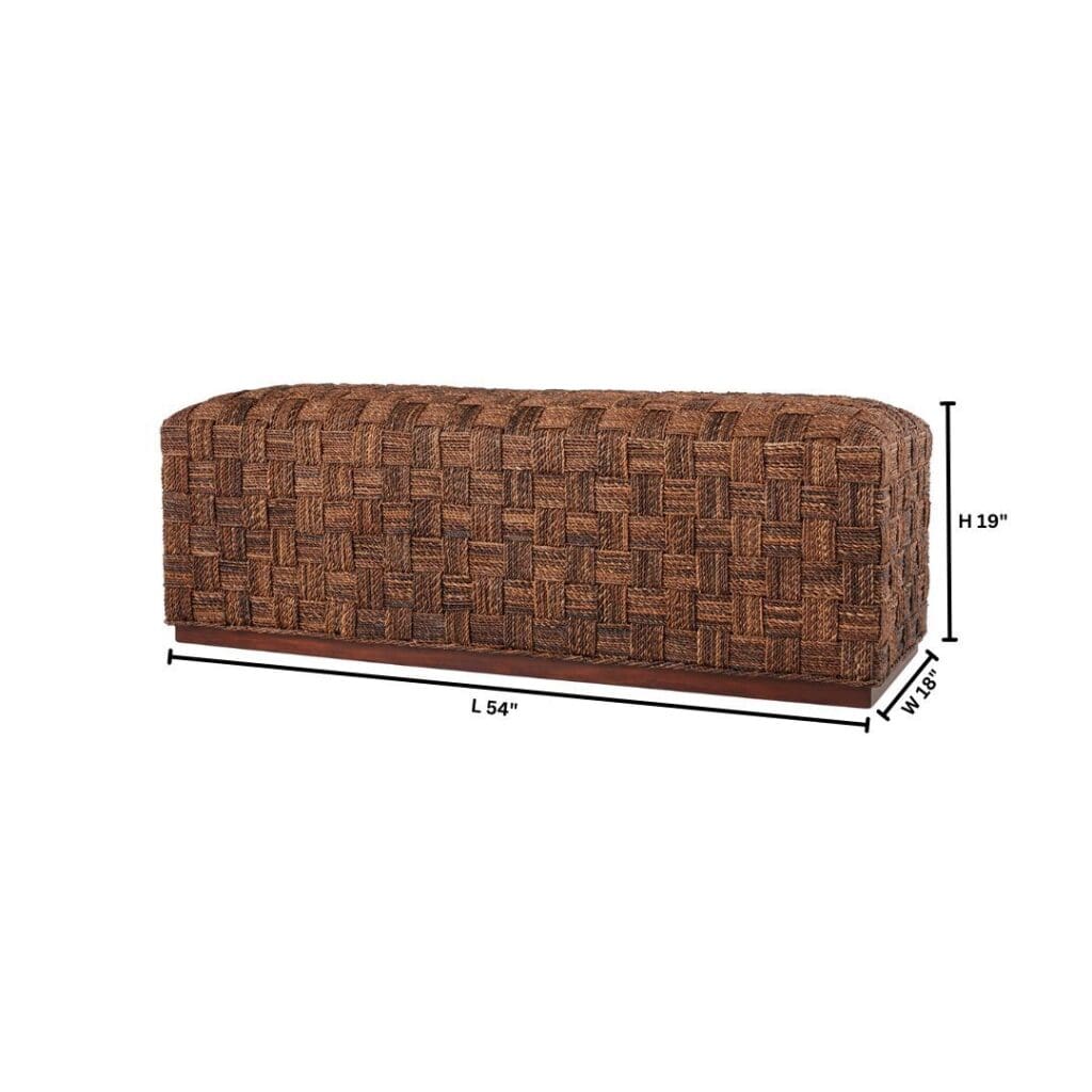 Cyan Design 11678 Milos Ottoman - Brown