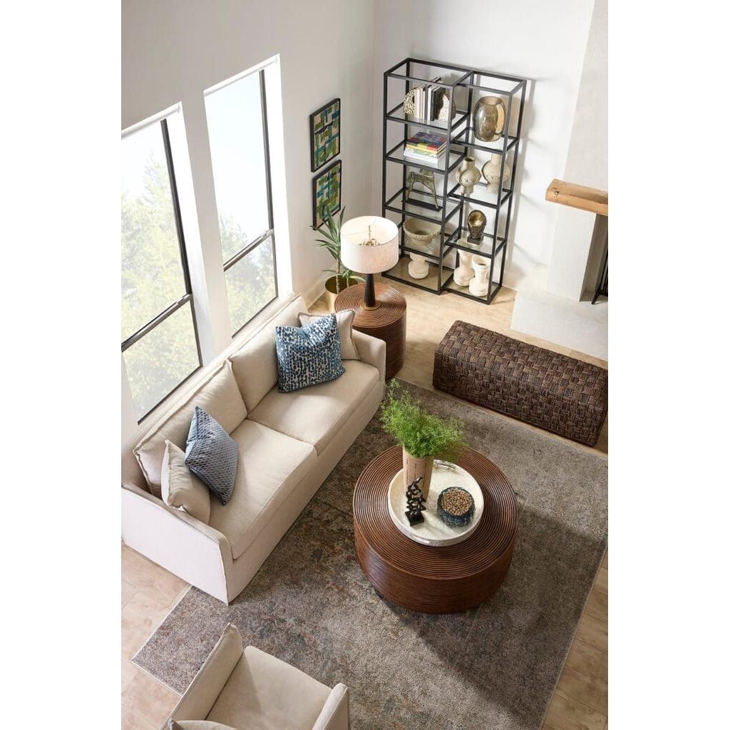 Cyan Design 11678 Milos Ottoman - Brown