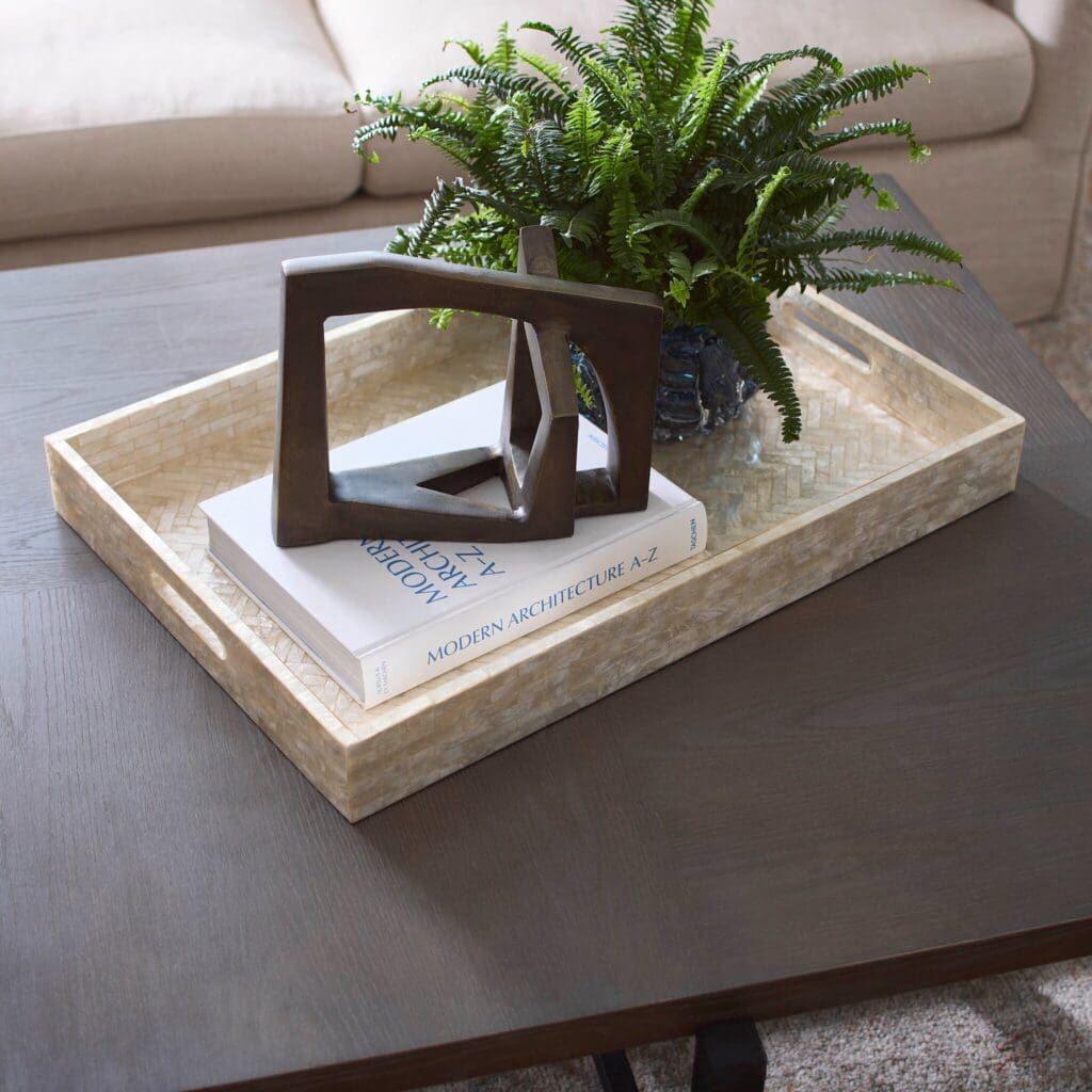 Cyan Design 11680 Triton Rectangle Tray - Pear - Small