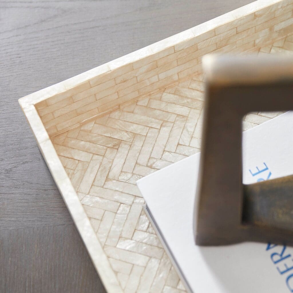 Cyan Design 11680 Triton Rectangle Tray - Pear - Small