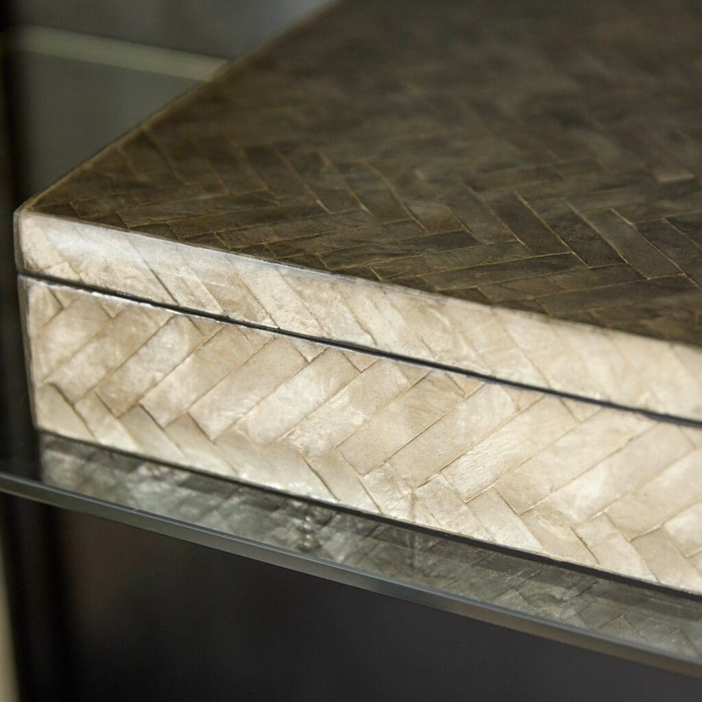 Cyan Design 11686 Triton Rectangle Box - Smoke - Small