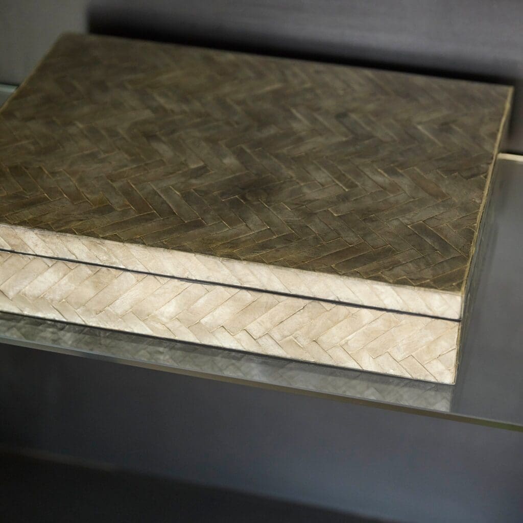 Cyan Design 11686 Triton Rectangle Box - Smoke - Small