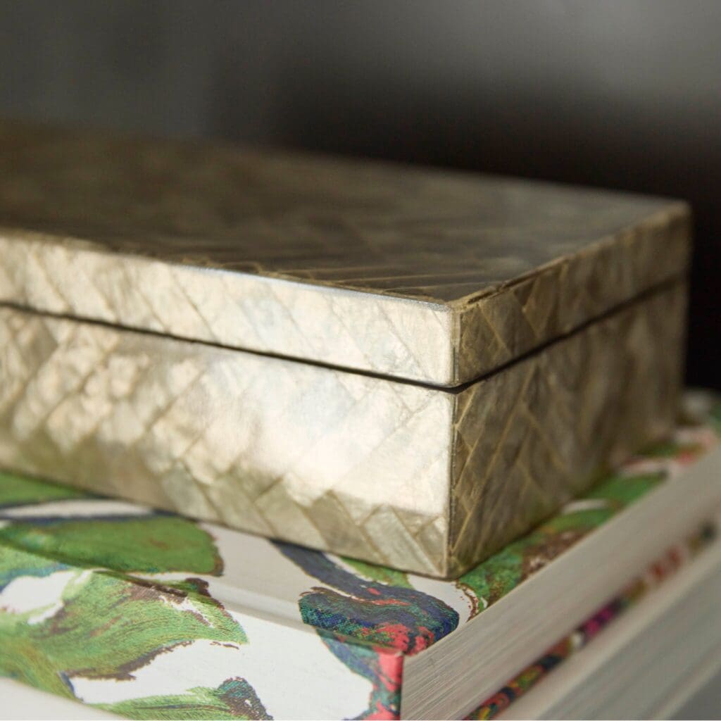 Cyan Design 11686 Triton Rectangle Box - Smoke - Small