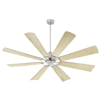 Quorum Mod 30608-65 Patio Fan - Satin Nickel