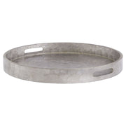Cyan Design 11689 Triton 24 Inch Round Tray - Smoke - Large