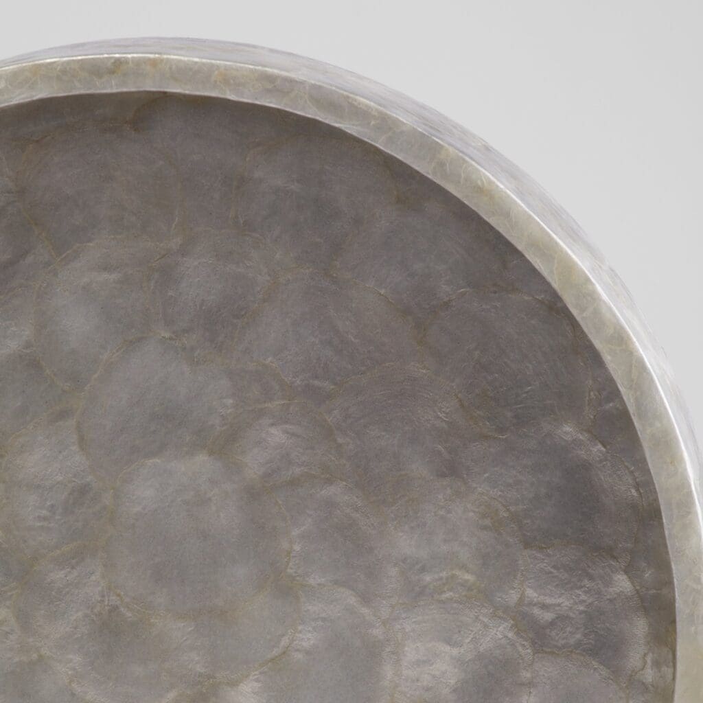 Cyan Design 11690 Triton Round Tray - Smoke - Small