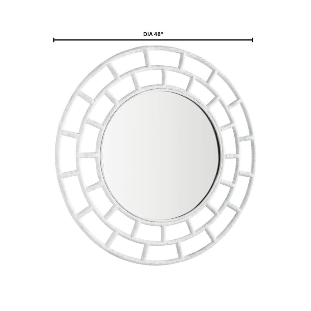 Cyan Design 11695 Comoros Mirror - White - Large