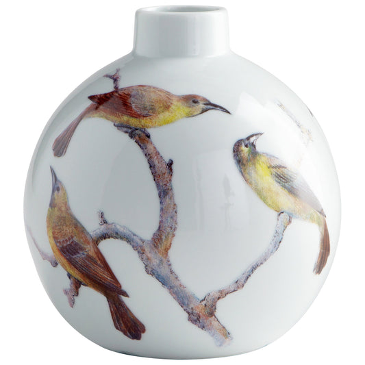 Cyan Design 06470 Aviary Vase - White - Small