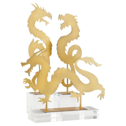 Cyan Design 11700 Haku Dragon - Gold - Horizontal