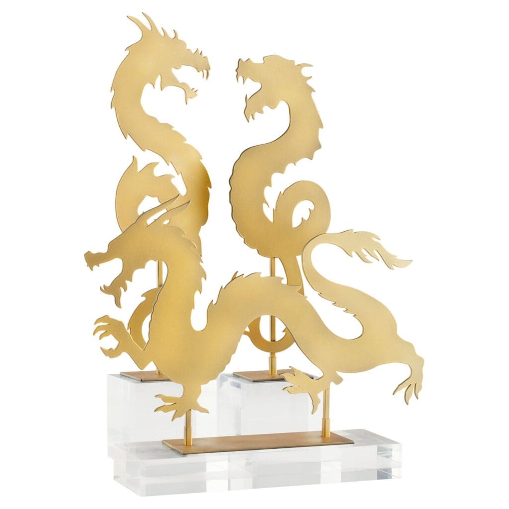 Cyan Design 11701 Haku Dragon - Gold - Tall