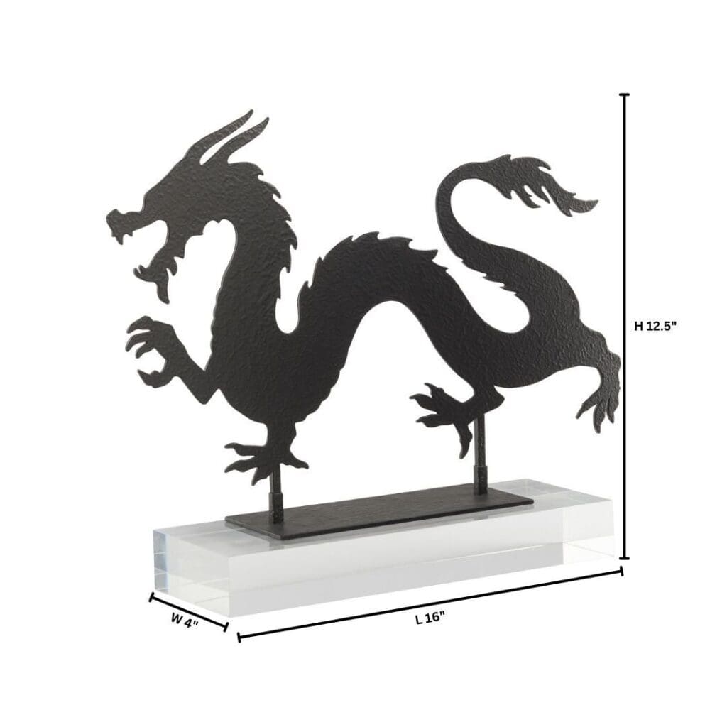 Cyan Design 11703 Shenron Dragon - Black - Horizontal