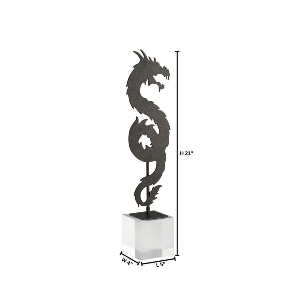 Cyan Design 11704 Shenron Dragon - Black - Tall