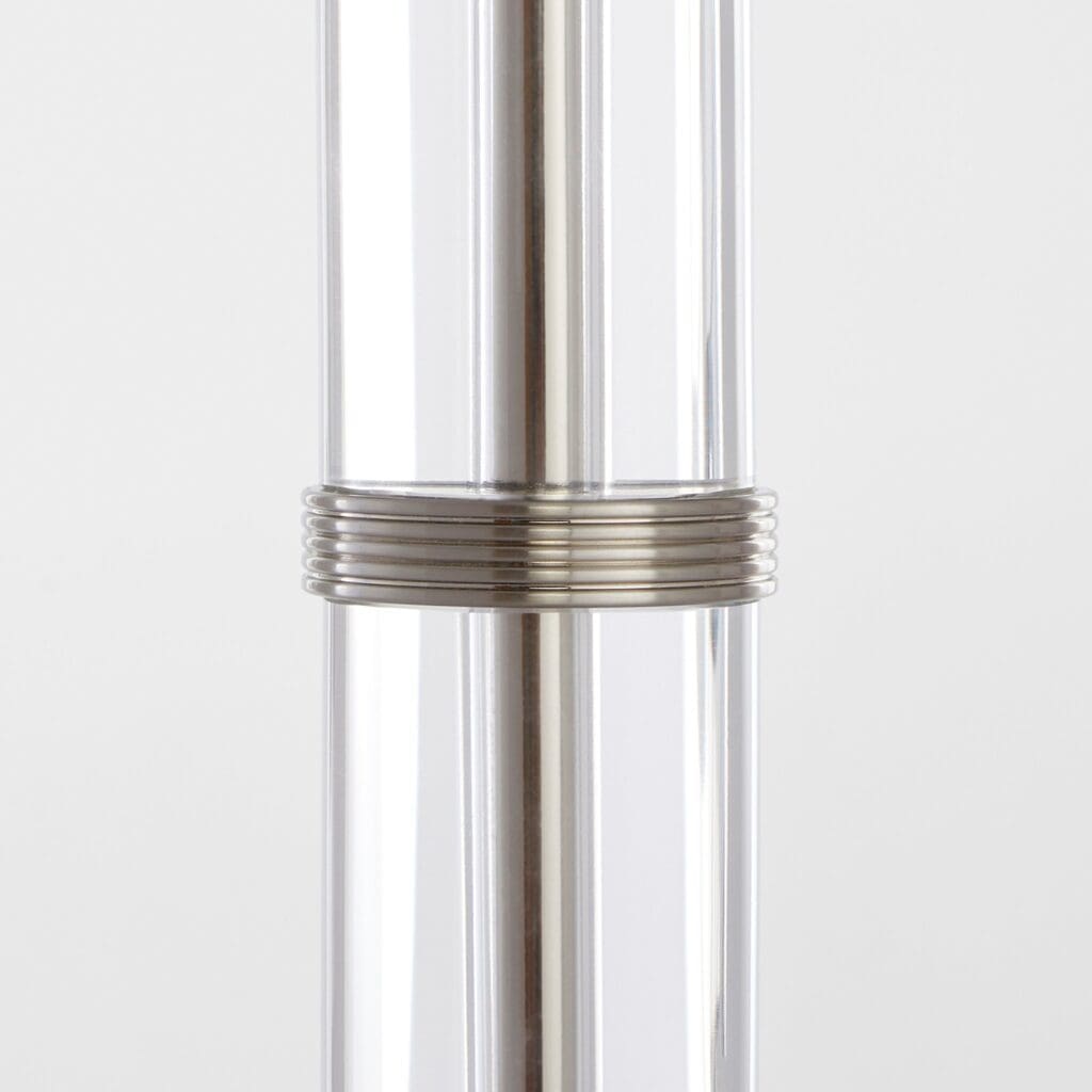 Cyan Design 11712 Silvia Table Lamp - Polished Nickel , Acrylic And White