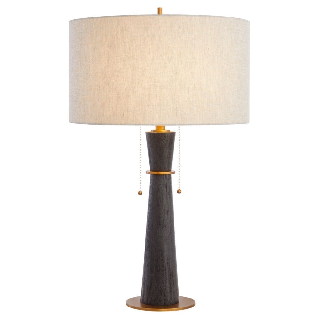 Cyan Design 11714 Wright Table Lamp - Black and Brass