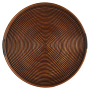 Cyan Design 11717 Papeete Round Tray - Brown - Large
