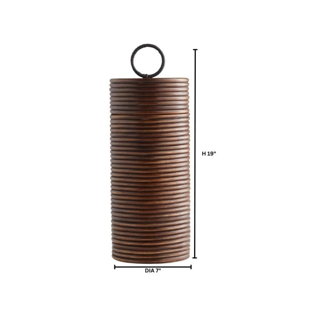 Cyan Design 11719 Papeete Canister - Brown - Large