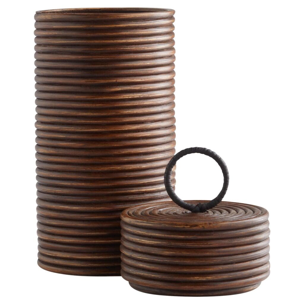 Cyan Design 11719 Papeete Canister Decorative Jar - Brown - Large