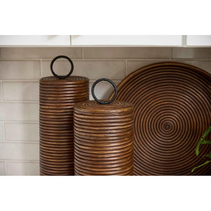 Cyan Design 11720 Papeete Canister - Brown - Small