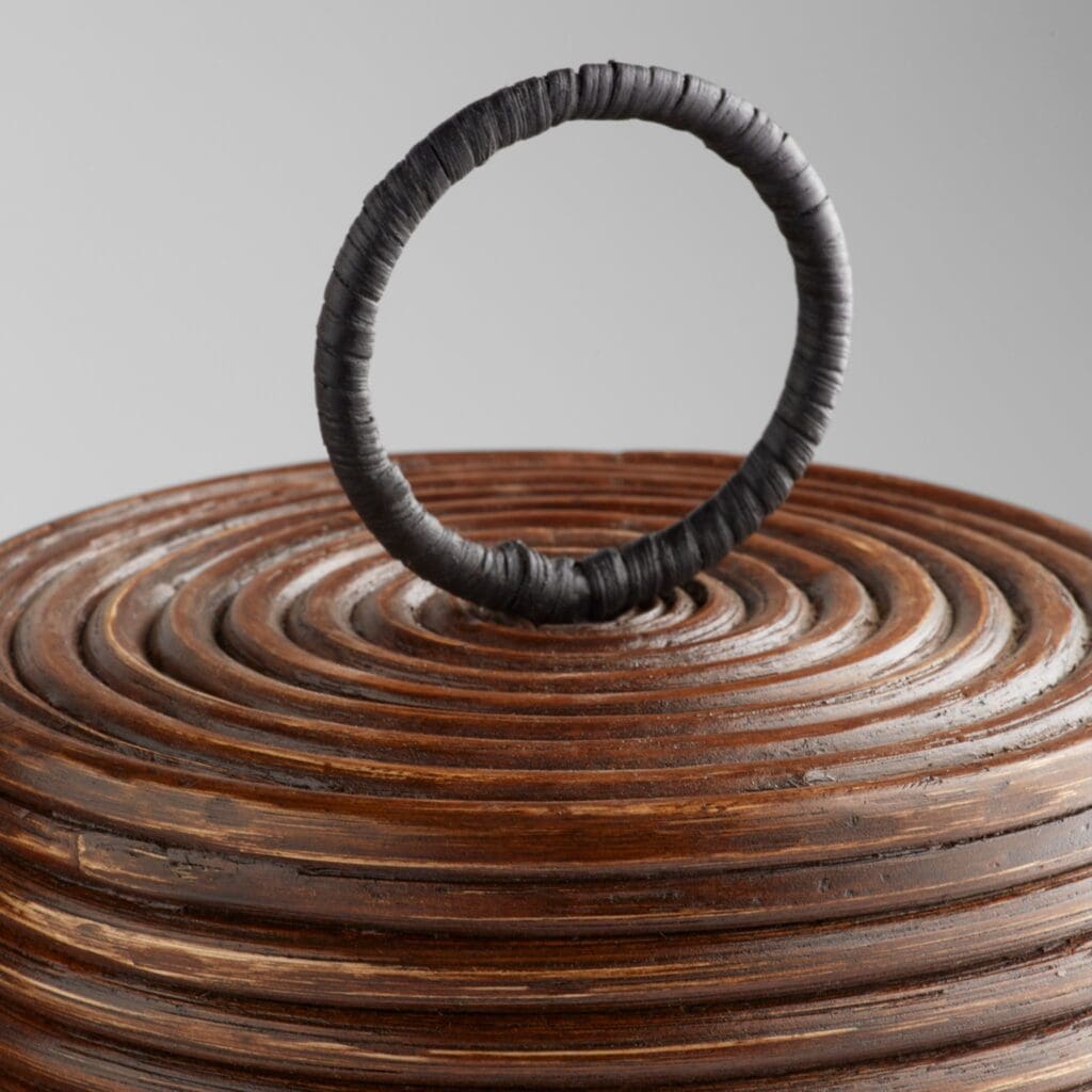 Cyan Design 11720 Papeete Canister Decorative Jar - Brown - Small