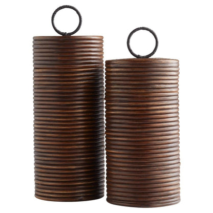 Cyan Design 11720 Papeete Canister - Brown - Small