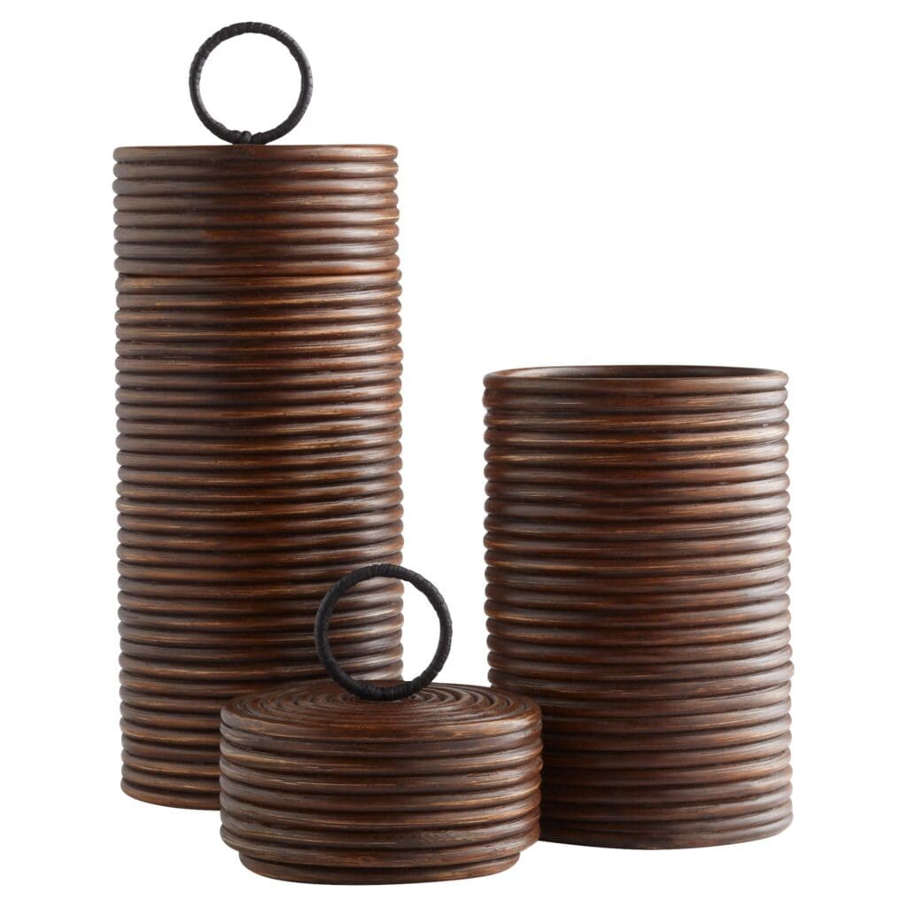 Cyan Design 11720 Papeete Canister - Brown - Small
