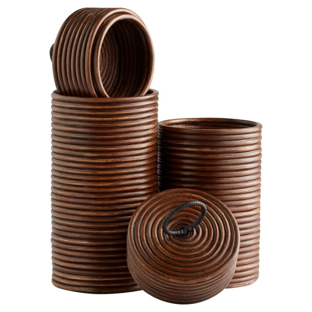 Cyan Design 11720 Papeete Canister - Brown - Small