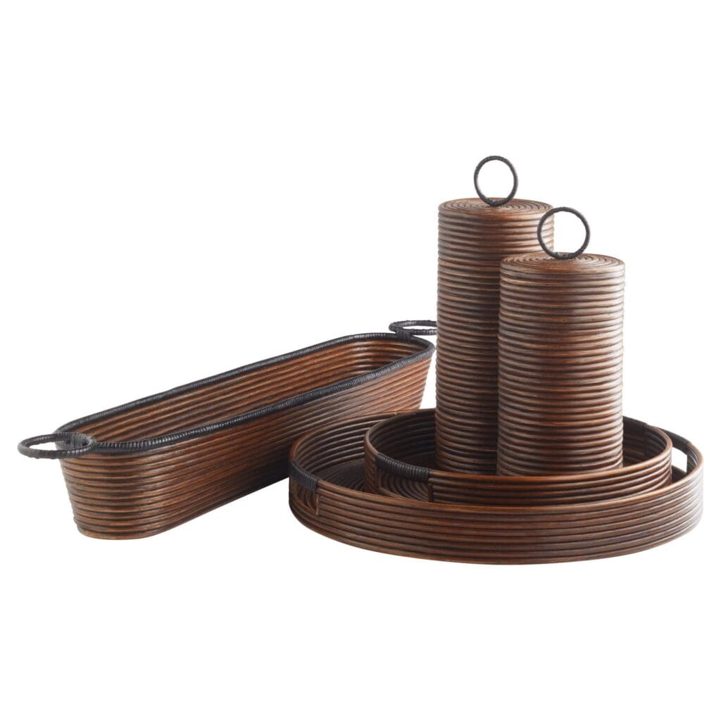 Cyan Design 11720 Papeete Canister - Brown - Small
