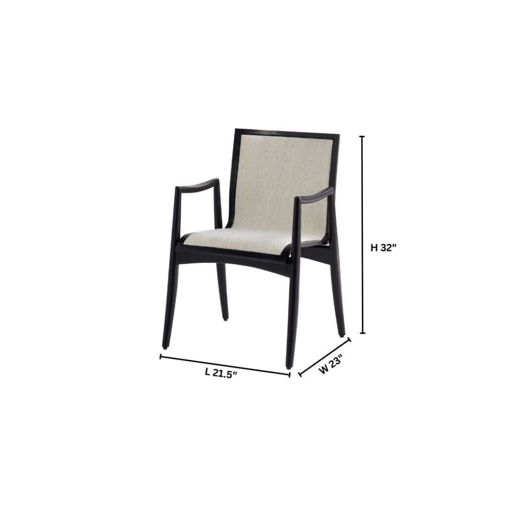 Cyan Design 11726 Vitra Chair - Black And Cream