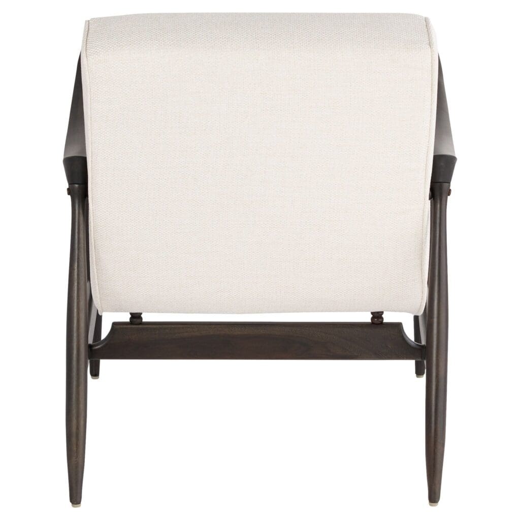 Cyan Design 11729 Oscar Arm Chair - Dark Brown And Cream