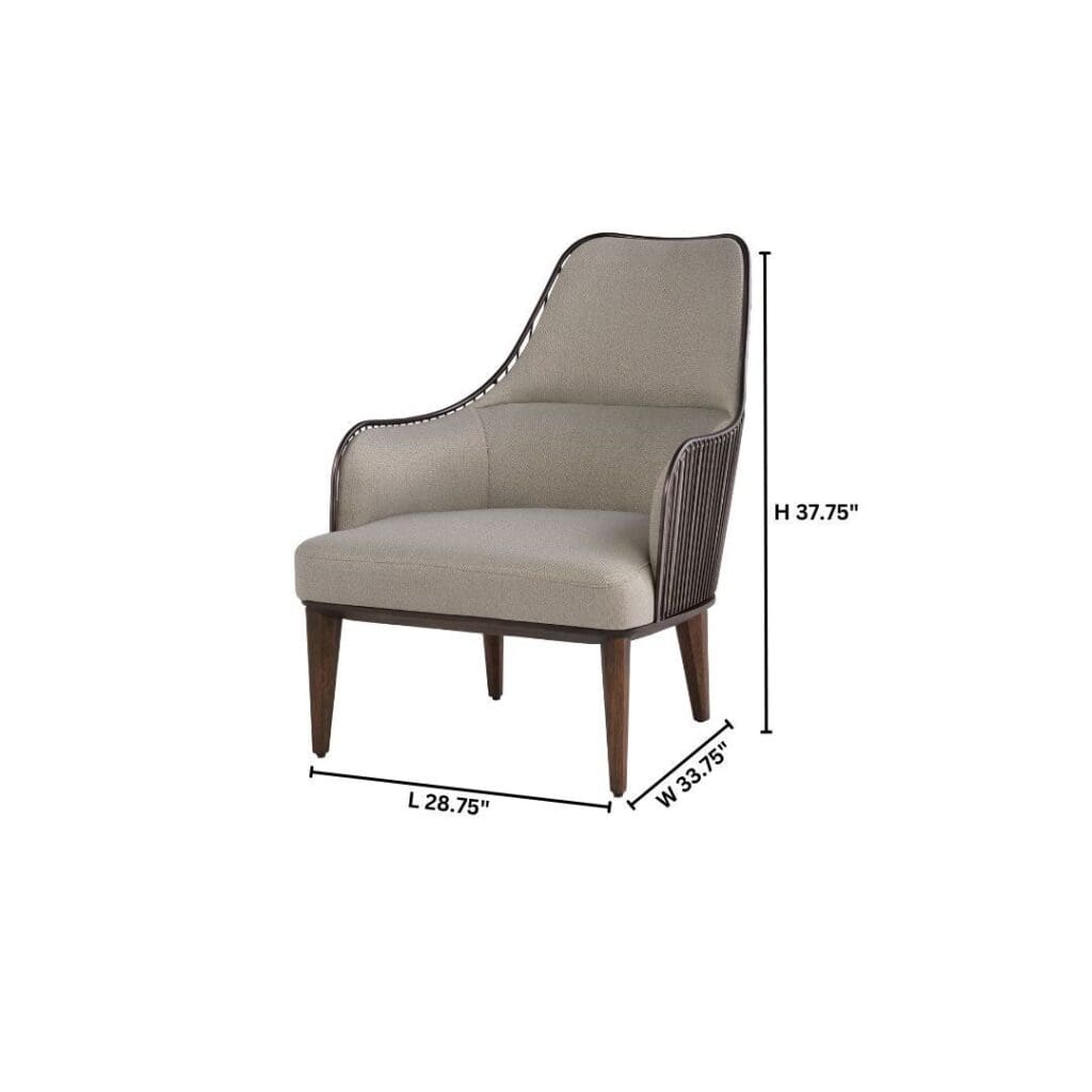 Cyan Design 11731 Ayla Chair - Dark Brown , Onyx And Taupe