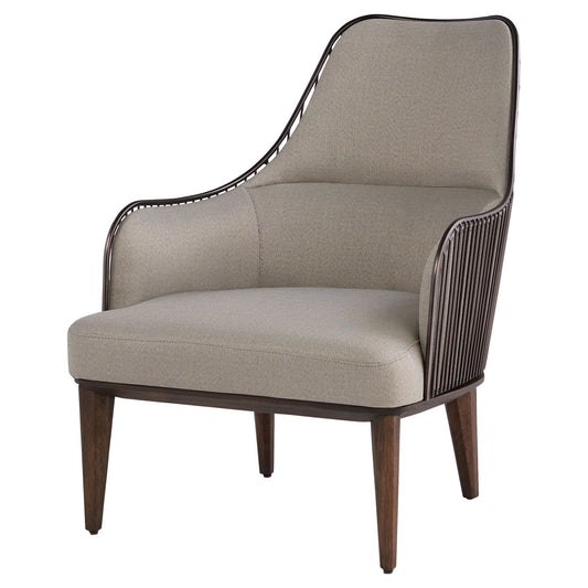 Cyan Design 11731 Ayla Chair - Dark Brown , Onyx And Taupe