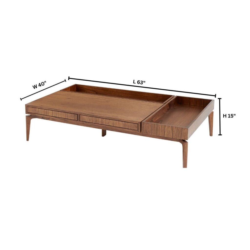 Cyan Design 11735 Match Coffee Table - Medium Brown