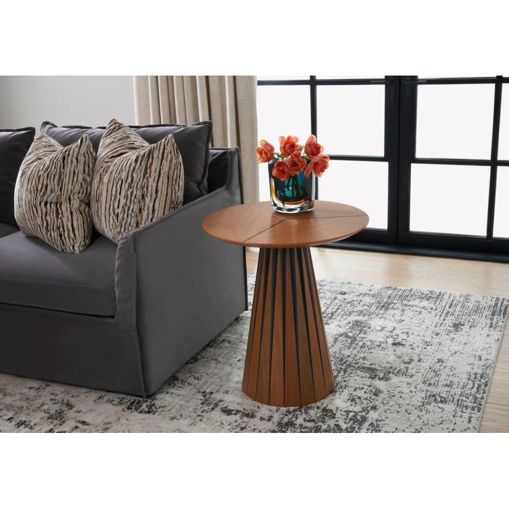 Cyan Design 11742 Bourbon Side Table - Medium Brown