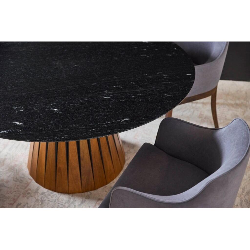 Cyan Design 11743 Bourbon Dining Table - Medium Brown And Black