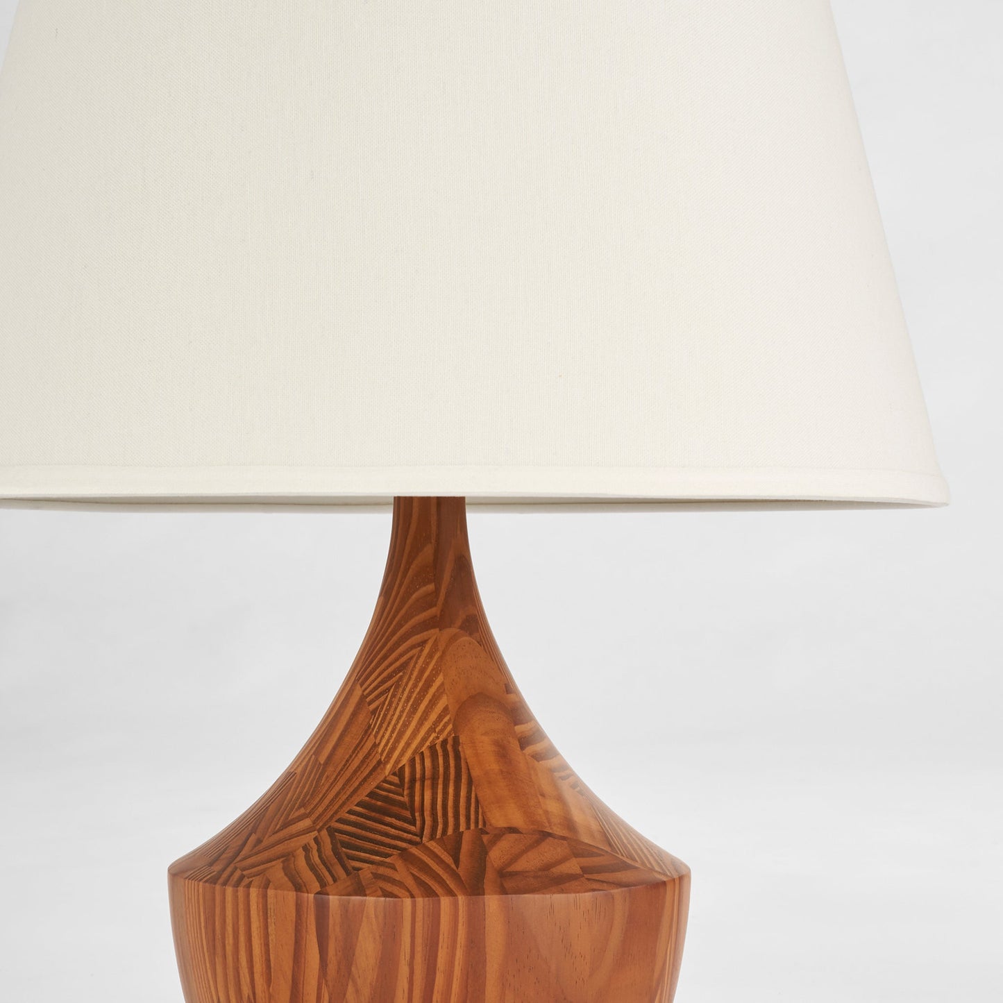 Cyan Design 11746 Emma Natural Wood Table Lamp - Natural Wood, White Linen Shade