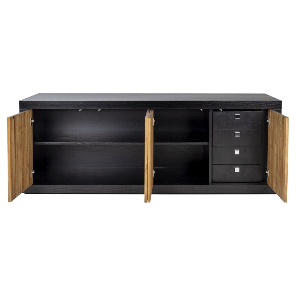 Cyan Design 11752 Belluno Credenza - Medium Brown And Black