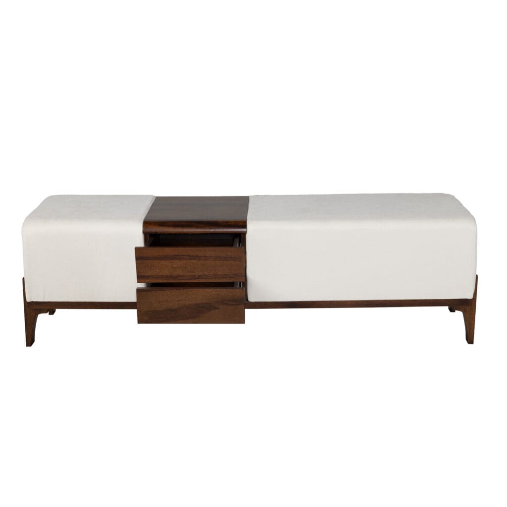 Cyan Design 11757 Noah Ottoman - Medium Brown
