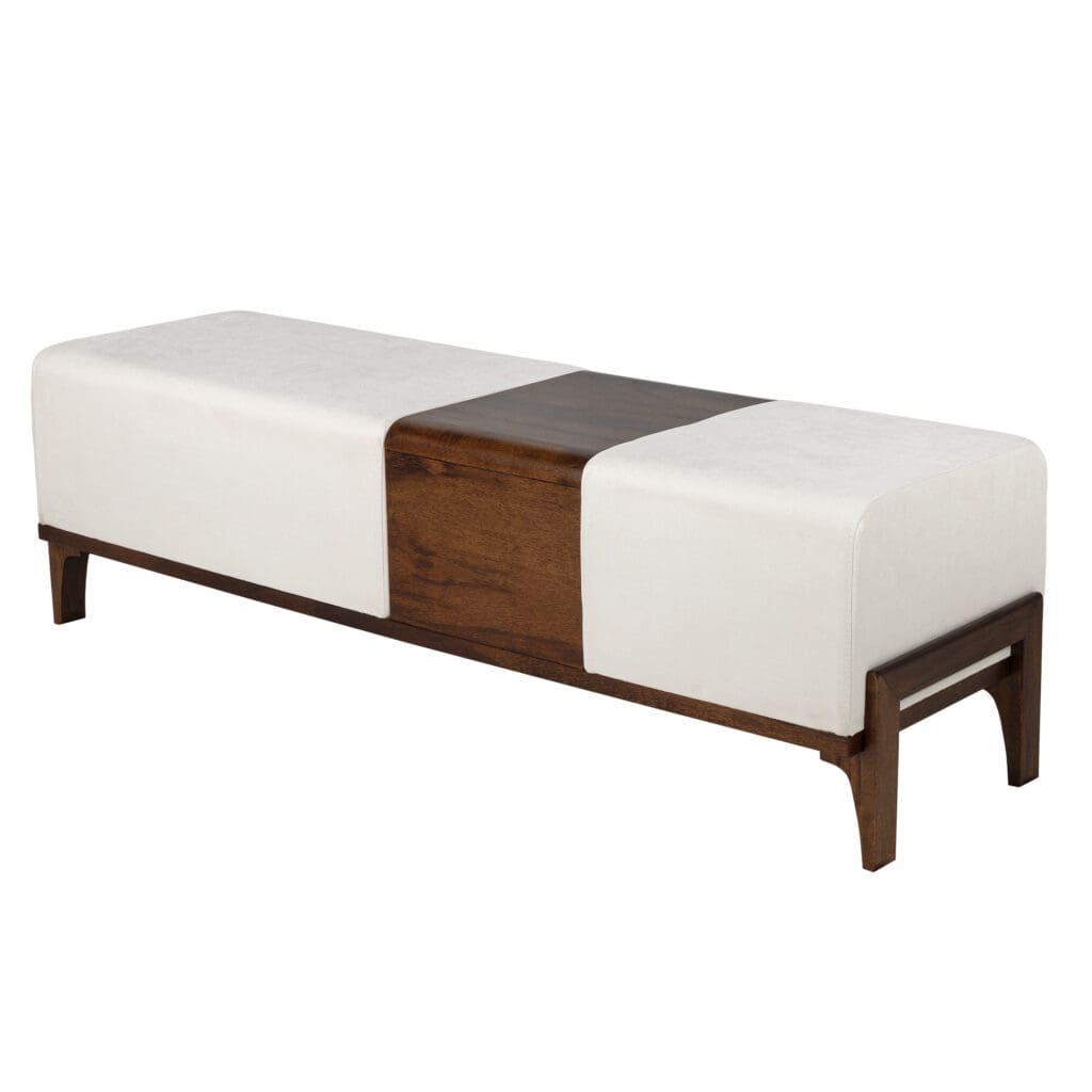 Cyan Design 11757 Noah Ottoman - Medium Brown