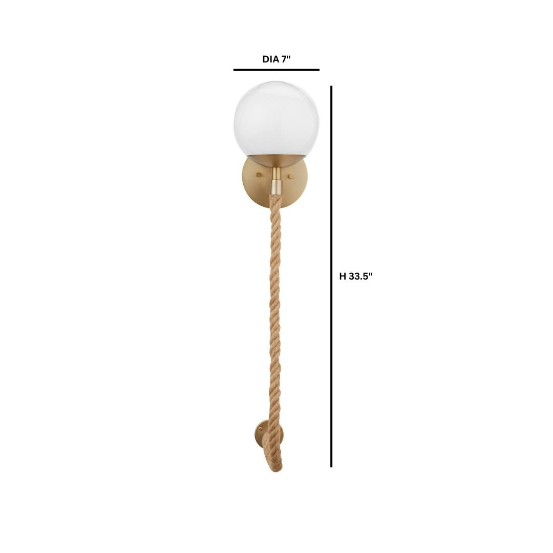Cyan Design 11760 Rockport Wall Sconce - Brass