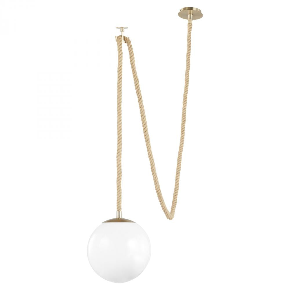 Cyan Design 11761 Rockport 1-Light Rockport 1-Light Pendant - Brass