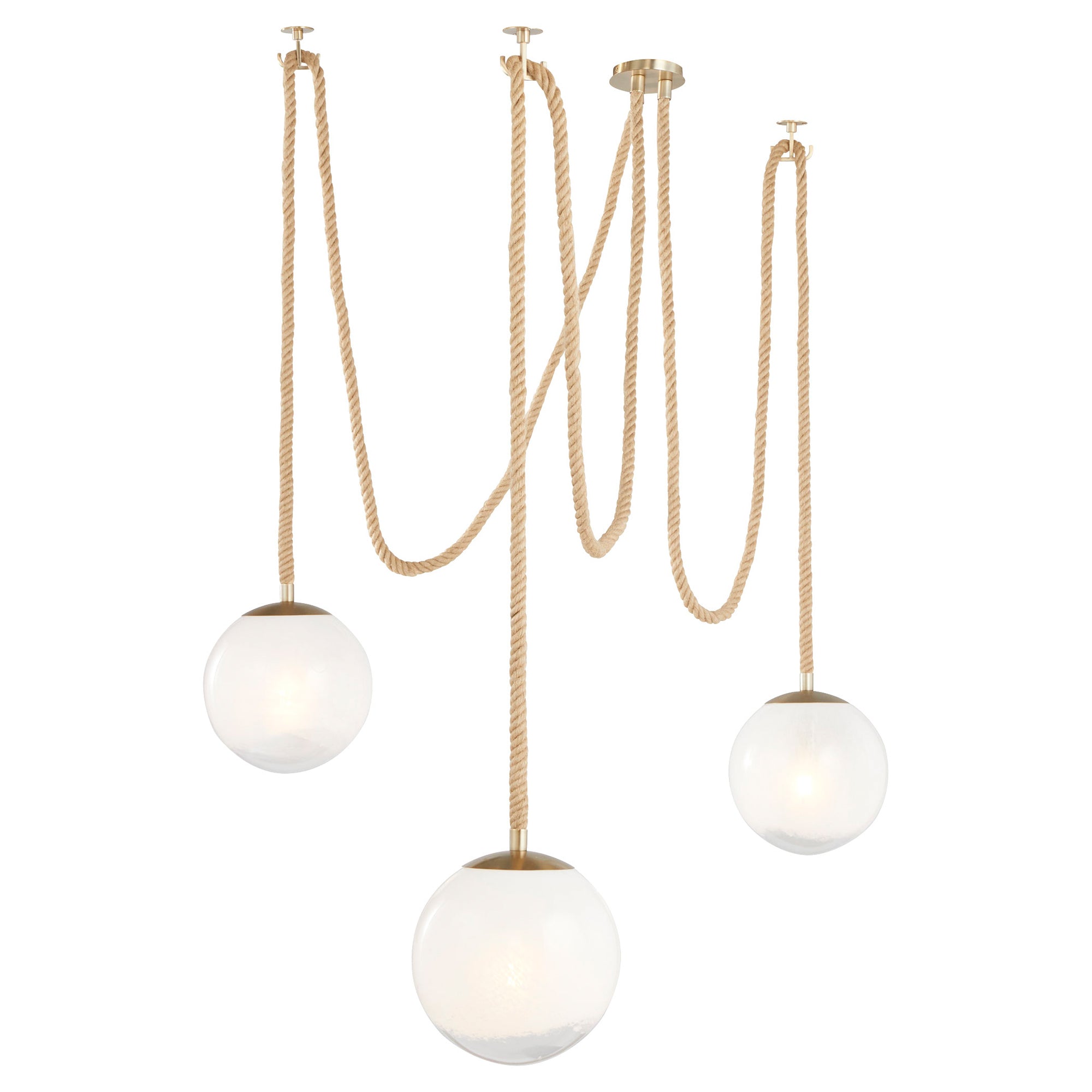 Cyan Design 11762 Rockport 3-Light Pendant - Brass