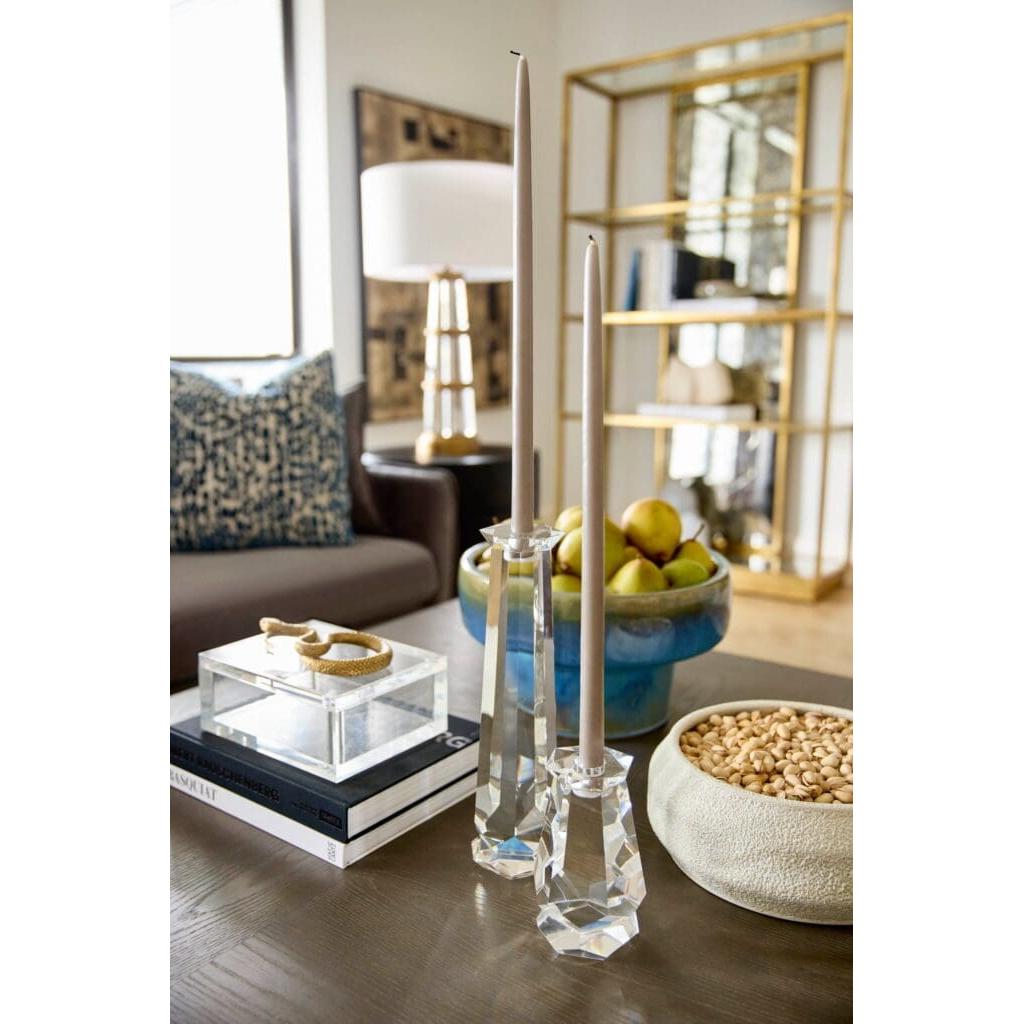 Cyan Design 11764 Faceted Candle Holder - Clear - Tall