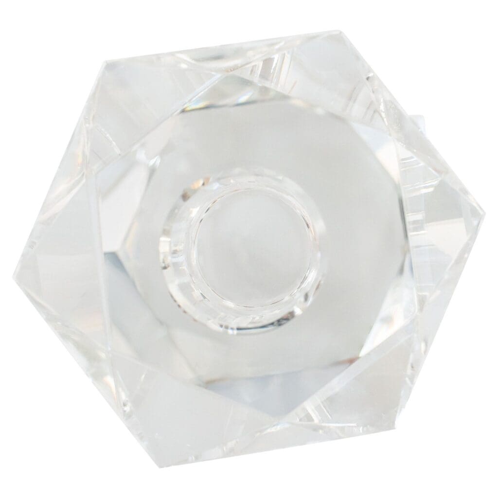 Cyan Design 11765 Faceted Candle Holder - Clear - Short