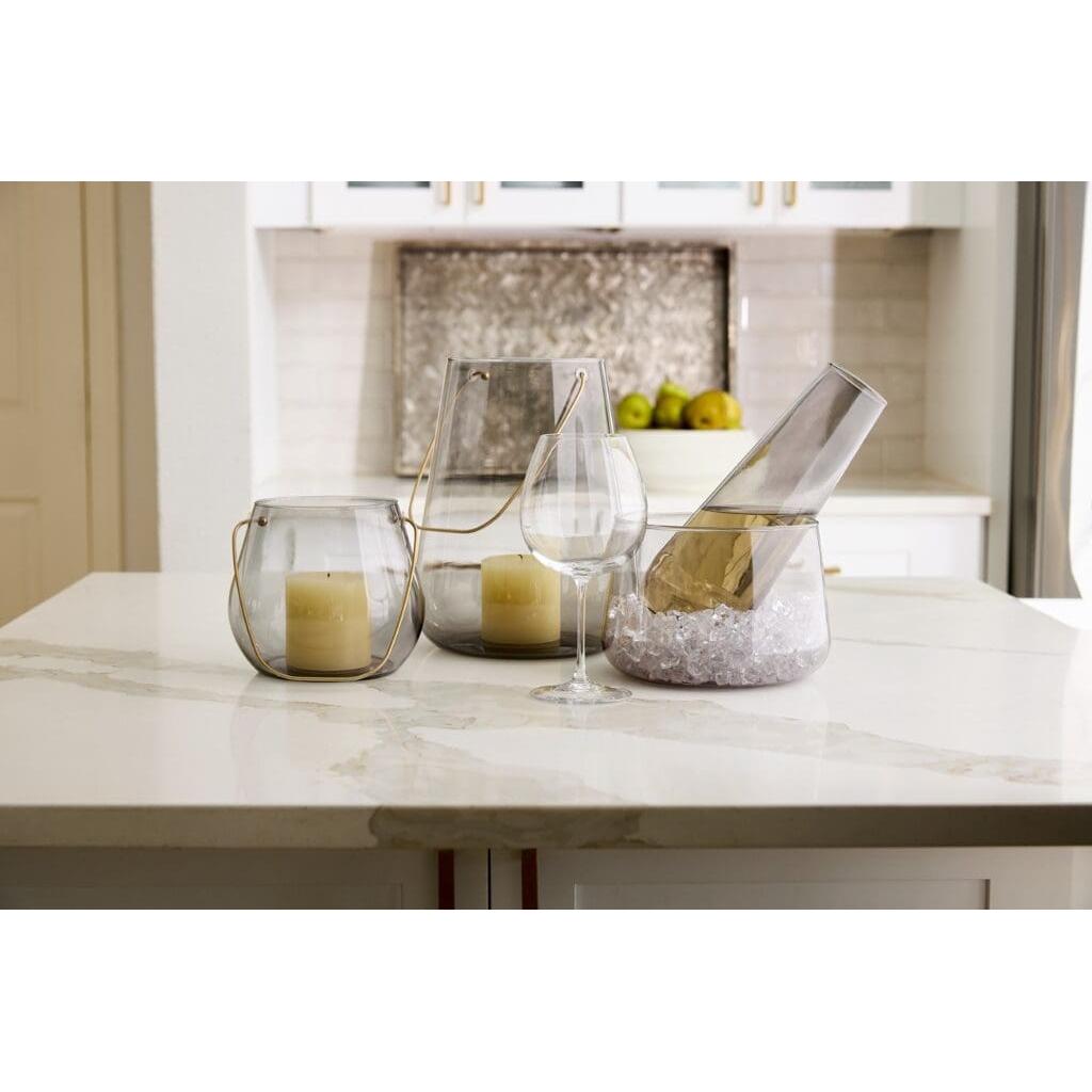 Cyan Design 11766 Serveware Water Drop Carafe & Bowl - Smoked